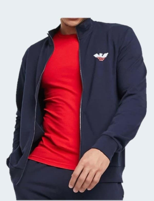 Sweat zippé Emporio Armani – EA7 – Bleu marine S M L XL1 emporio-armani-ea7-gilet-homme-bleu-marine-veste-zippe