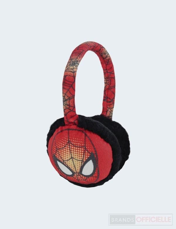 cache-oreilles-enfant-spider-man-rouge
