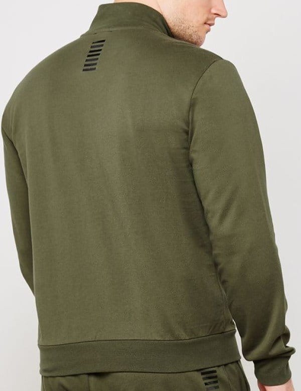 Sweat zippé Emporio Armani – EA7 – Vert Kaki S M2