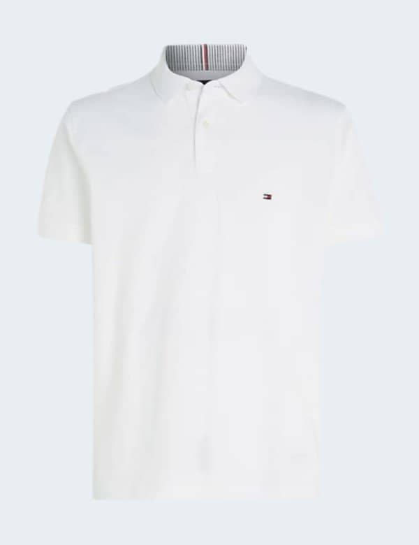 polo-tommy-hilfiger-blanc-homme-manches-courtes