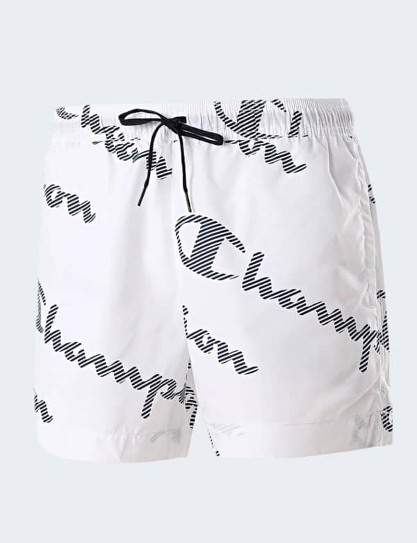 short-de-bain-champion-homme-blanc-sport
