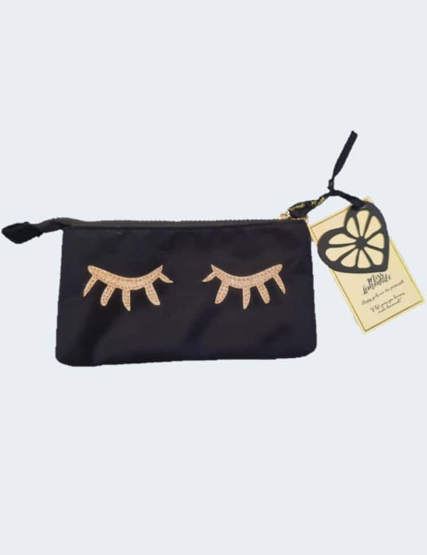 Trousse Fille Miss Lemonade Moustache Noir