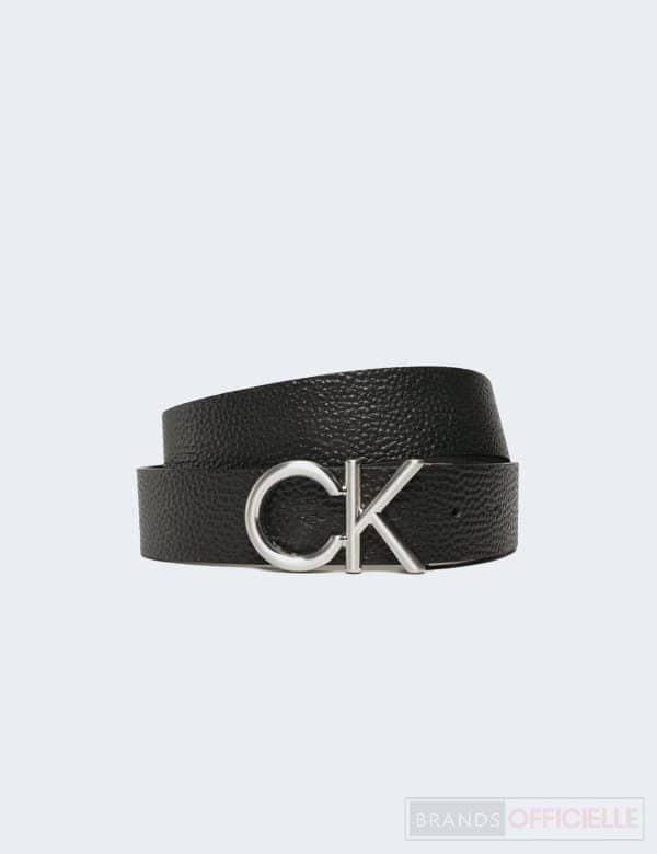 Ceinture Calvin Klein Homme Noir en Cuir