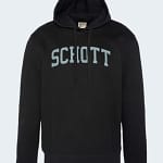 Sweat à Capuche Schott NYC Noir3