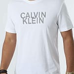 t shirt calvin klain distorted blanc 1