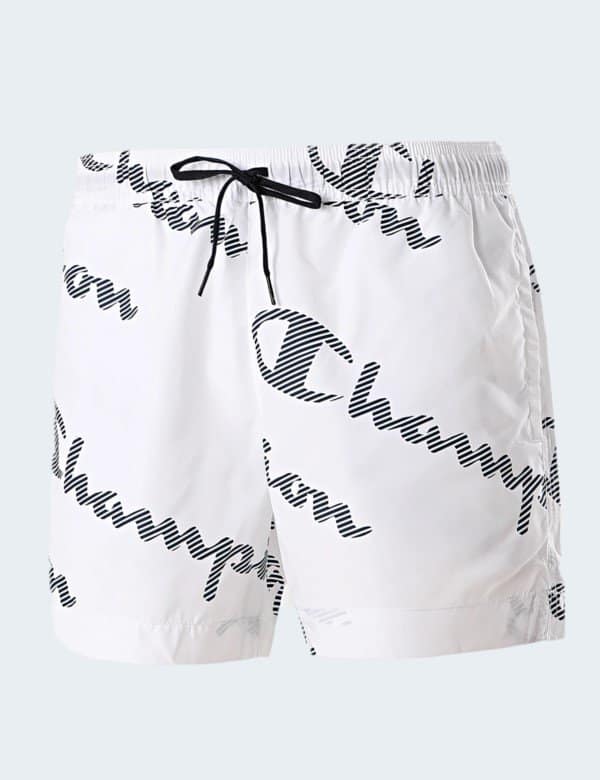 short-de-bain-champion-homme-blanc-sport