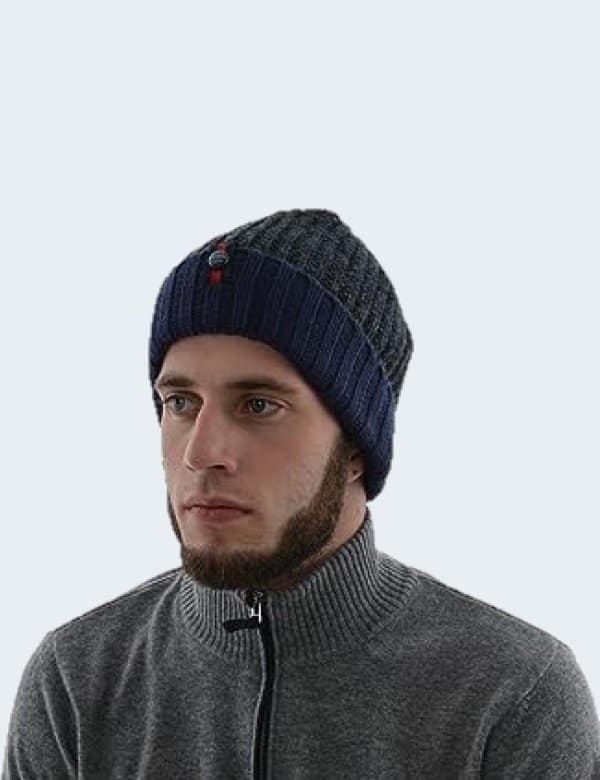 kaporal-bonnet-gris-et-bleu-nowa-mixte