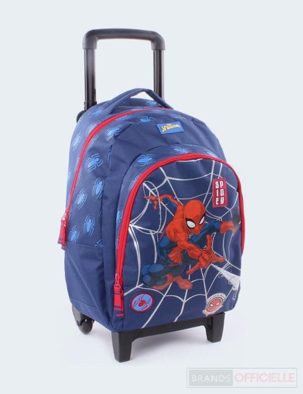 sac-a-dos-roulettes-spiderman sac-a-dos-roulette-spiderman-bleu-marine-48-cm