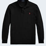 Polo à manches longues Ralph Lauren Noir S XXL 1