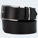 Ceinture en cuir jeans GUESS Noir Homme 1