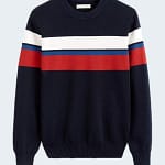 Pull Celio PEBLOCUS Bleu Marine Homme 1