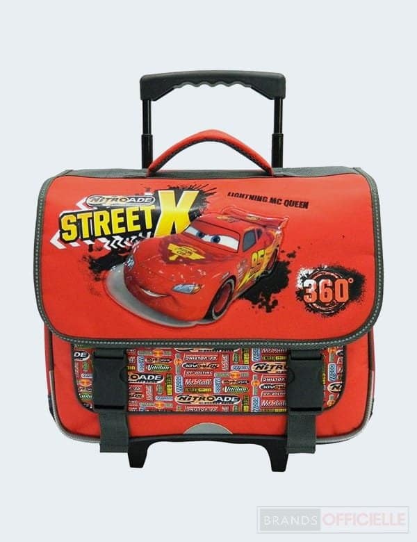 cartable-a-roulettes-cars-rouge