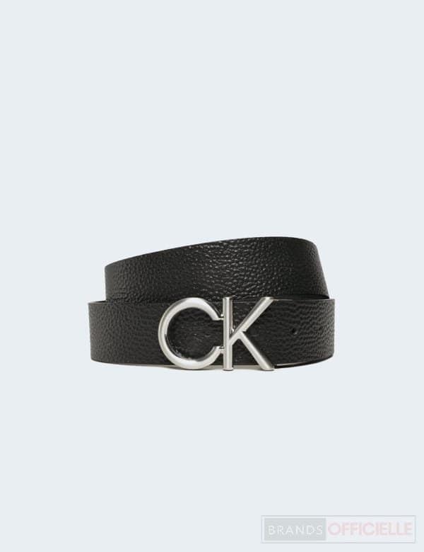 Ceinture Calvin Klein Homme Noir en Cuir
