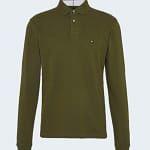 Polo manches longues Tommy hilfiger Vert homme S M L XL XXL 1