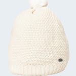 Bonnet à pompon Kaporal Poko Blanc Fille 1