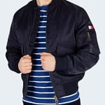 Veste Bomber Tommy Hilfiger Bleu Homme M 1