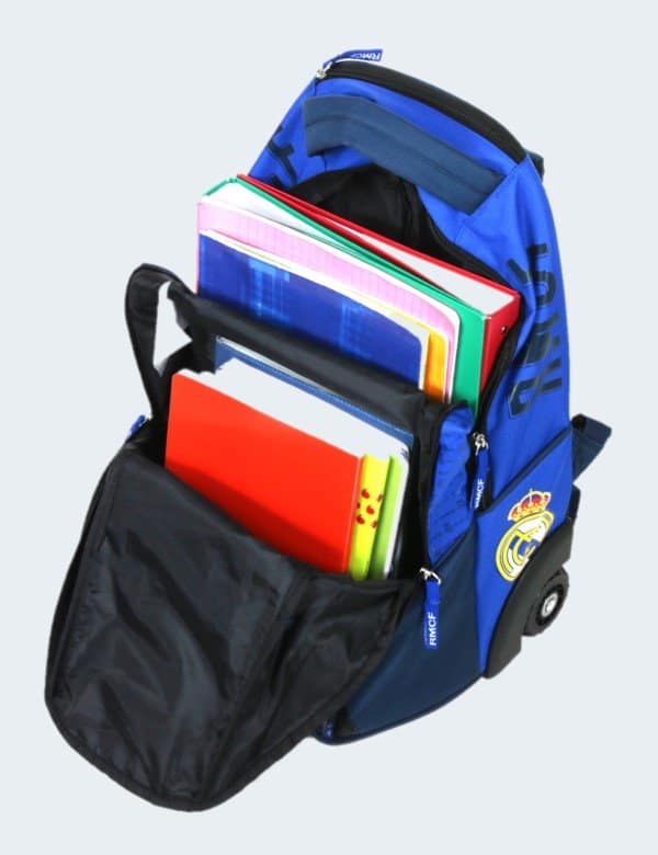 Sac à dos roulettes Real Madrid Bleu 47 cm 8