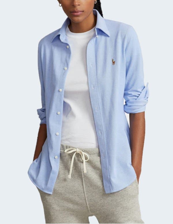 Ralph Lauren- Chemisier Femme POLO RALPH LAUREN Oxford Bleu