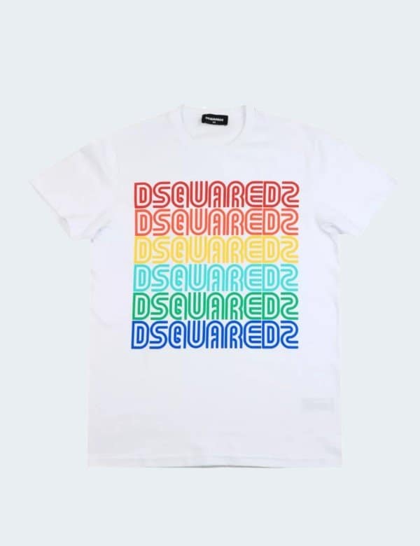 Dsquared2 - T-Shirt Dsquared2 Enfeant Blanc