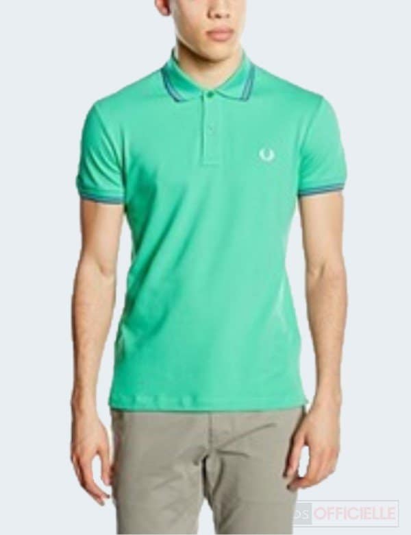 Polo Fred Perry Vert Homme S M polo-fred-perry-vert-homme-m3600-logo-brode
