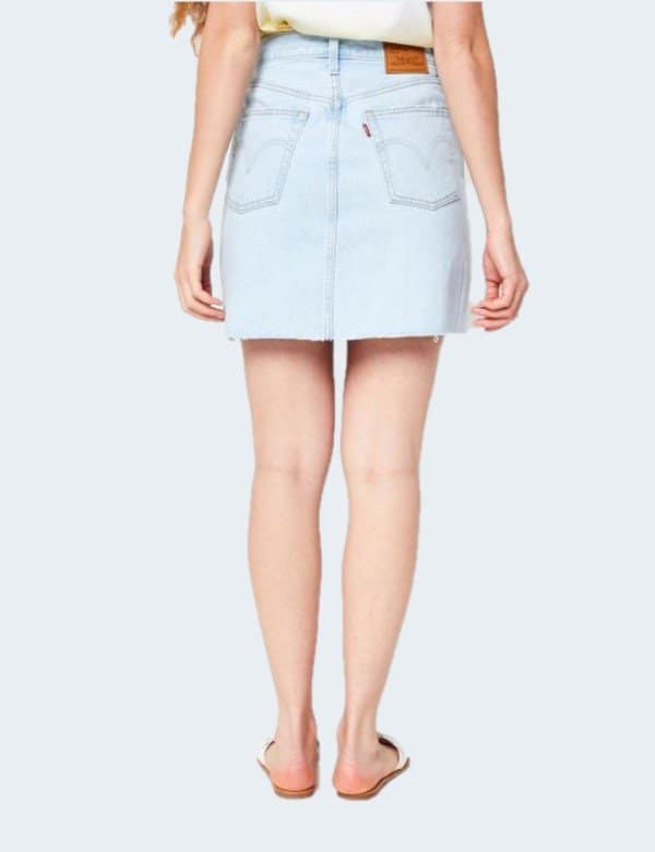 Levi's Mini Jupe Femme Iconic Skirt Jeans Bleu Brands Officielle