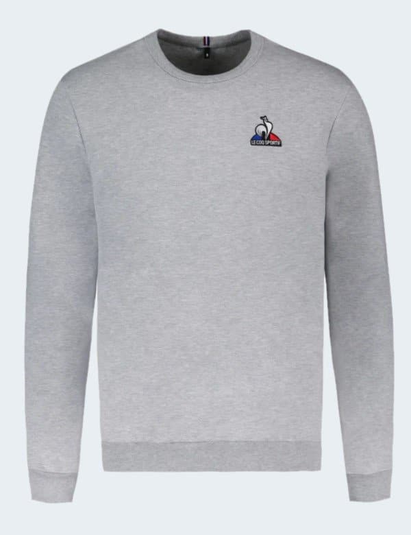 sweat-le-coq-sportif-homme-gris-col-rond