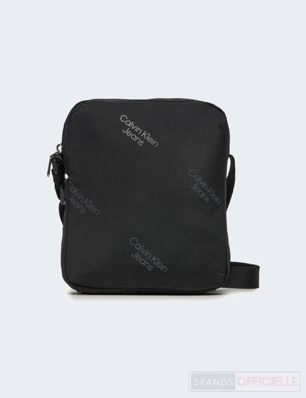 sacoche-homme-calvin-klein-bandouliere-noir-polyester