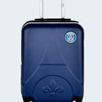 Valise PSG (Paris Saint Germain) 4 roues ABS Bleu