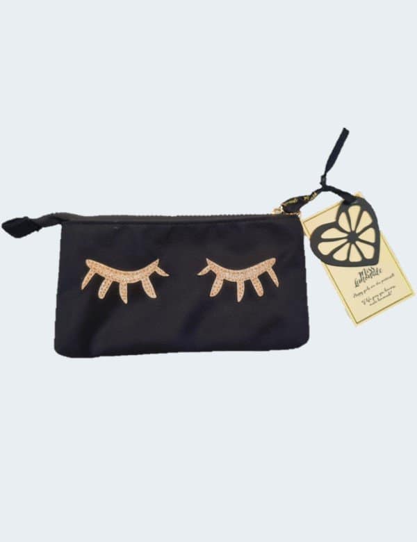 Trousse Fille Miss Lemonade Moustache Noir