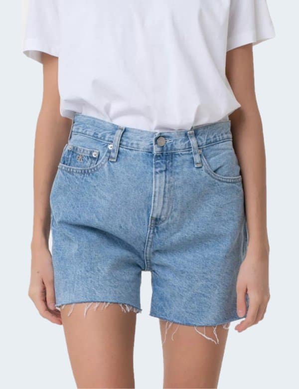 Calvin Klein - Short en jean Calvin klein Femme Bleu