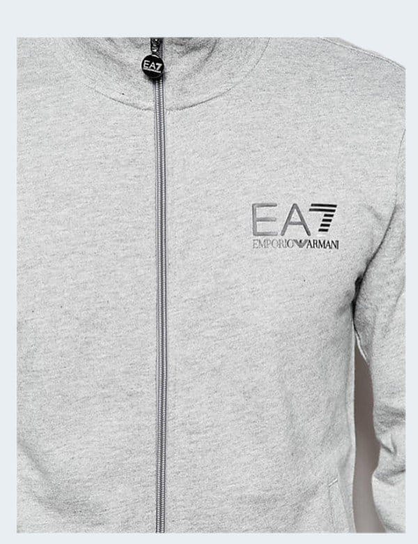 Sweat zippé Emporio Armani – EA7 – Gris S M L XL3