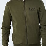 Sweat zippé Emporio Armani – EA7 – Vert Kaki S M1