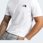 T-Shirt North Face Blanc Homme S M L XL XXL 1