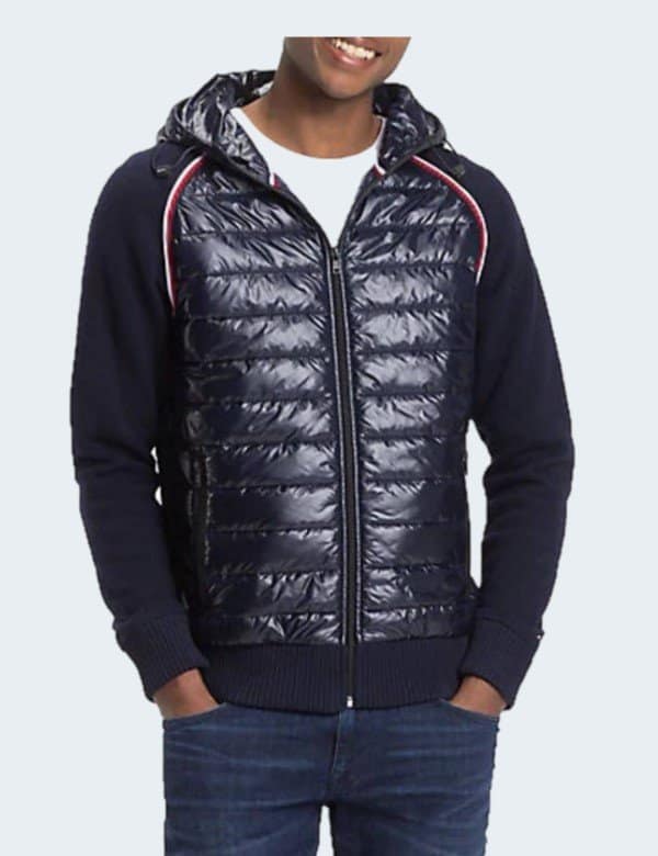 Tommy Hilfiger - BLOUSON CARDIGAN A CAPUCHE TOMMY HILFIGER