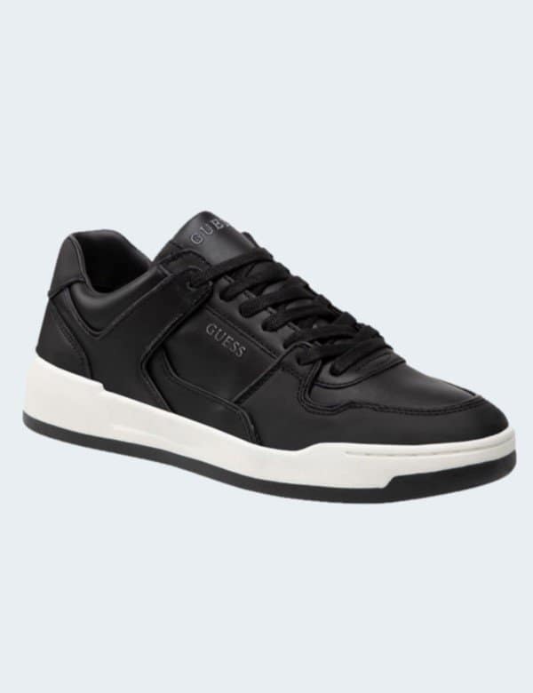 baskets-guess-homme-noir-sneakers-cuir