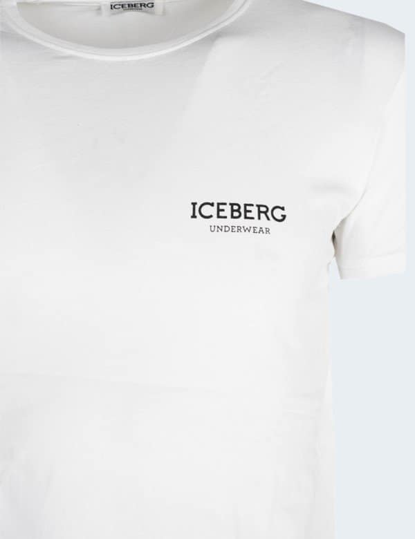 T-Shirt Iceberg Homme manches courtes Blanc S M XL 4