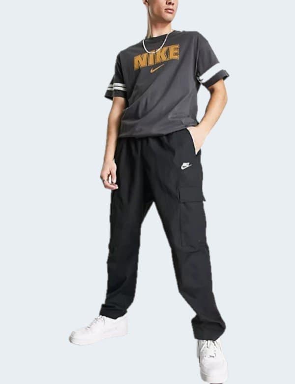 Pantalon Cargo Nike club Noir 1 pantalon-cargo-nike-noir-homme