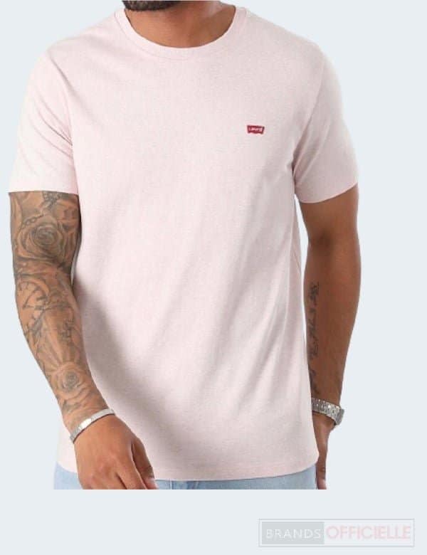 t-shirt-levis-homme-rose-clair-chine