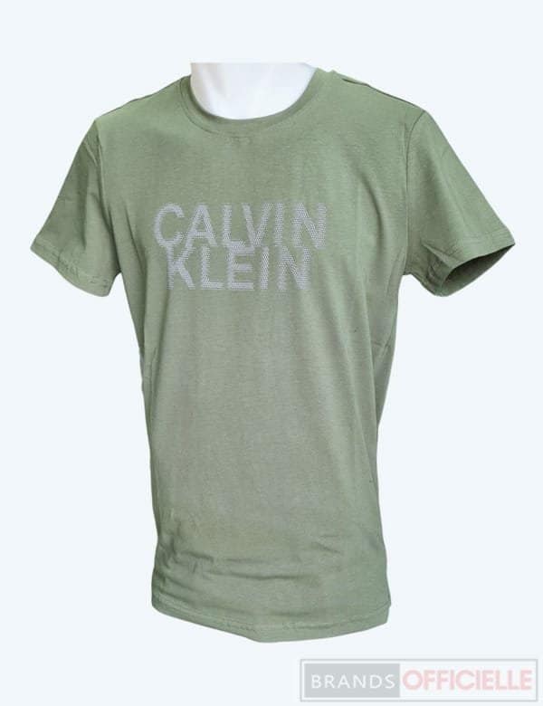t shirt calvin vert 1