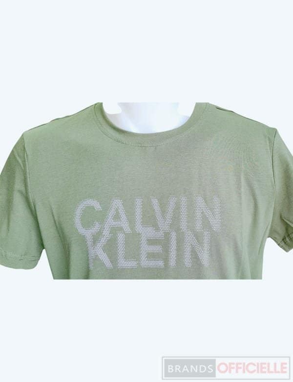t shirt calvin vert 2